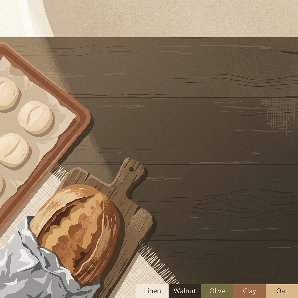 Crusty artisan loaf wrapped in foil beside a tray of frozen rolls on a wooden table in a rustic kitchen should i freeze bread in plastic or foil